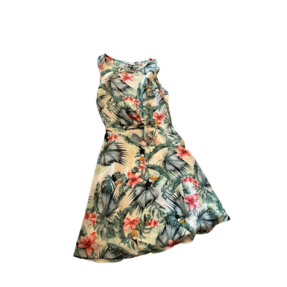 FB Sister Tropical Print Sundress Size XS